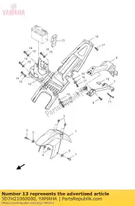 yamaha 5D7H21060000 plaque de batterie comp - La partie au fond