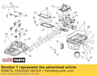 858876, Piaggio Group, podstawa obudowy filtra aprilia  rsv rsv4 1000 2009 2010 2011 2012 2013, Nowy