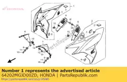 Ici, vous pouvez commander le définir illust * type4 * auprès de Honda , avec le numéro de pièce 64202MGJD00ZD: