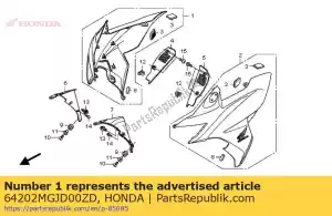 Honda 64202MGJD00ZD définir illust * type4 * - La partie au fond