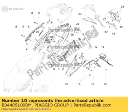 Aprilia B04485100BM, Zamkni?cie siode?ka, OEM: Aprilia B04485100BM