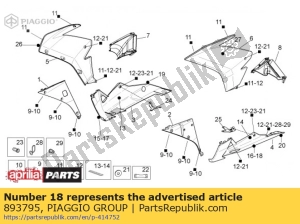 aprilia 893795 lh sticker 