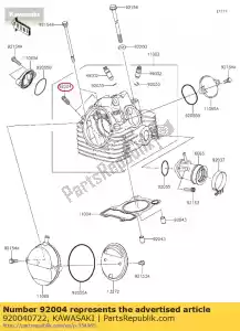 kawasaki 920040722 stud,8x22 klx150cds - Bottom side