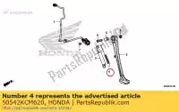 50542KCM620, Honda, subveer, zijstandaard honda  fjs nss xlr 125 250 400 600 650 1000 1998 1999 2005 2006 2008 2009 2010 2011 2012 2017 2018 2019, Nieuw