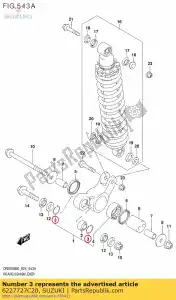 suzuki 6227727C20 ring, bearingstp - La partie au fond