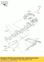 391560677, Kawasaki, pad, housse latérale, rh kawasaki kx  f kx450f kx250 kx450 kx250f 450 250 , Nouveau