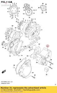 suzuki 1136115H00 ok?adka, eng sproc - Dół