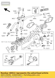 Tutaj możesz zamówić houder-handgreep, upp zr750lbf od Kawasaki , z numerem części 460120098: