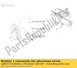 Piaggio Group 1B005761000LG copertura anterieure manubrio - Onderkant