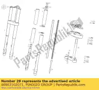 00003102071, Piaggio Group, cuscinetto a sfere superiore derbi variant variant courier benelux e variant courier e variant revolution e variant start courier e 50 1998 1999 2003 2004 2007, Nuovo