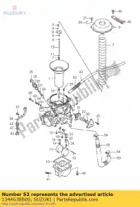 suzuki 1344638B00 veer - Onderkant