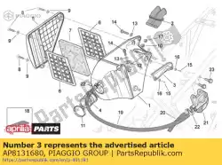 Here you can order the battery plate from Piaggio Group, with part number AP8131680: