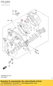 Suzuki 1378048H00 filter assy - Bottom side