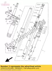 Here you can order the tube, outer (left) from Yamaha, with part number 1D0231261000: