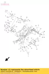 Ici, vous pouvez commander le support 2 auprès de Yamaha , avec le numéro de pièce 5WXF744200LK: