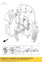 1785236E10, Suzuki, hose,rdtr outle suzuki rm 125 1998 1999 2000, New