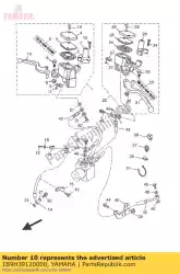 Aquí puede pedir palanca 1 de Yamaha , con el número de pieza 1B9H39120000: