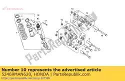 Aqui você pode pedir o conjunto de braço, almofada em Honda , com o número da peça 52469MAN620: