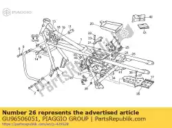 Tutaj możesz zamówić ? Ruba dwustronna od Piaggio Group , z numerem części GU96506051: