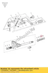 triumph T3550090 thrust washer - Bottom side