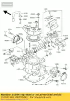 110041360, Kawasaki, guarnizione-testa kx85-a1 kawasaki kx 85 2001 2002 2003 2005 2006 2007 2008 2009 2010 2011 2012 2013, Nuovo