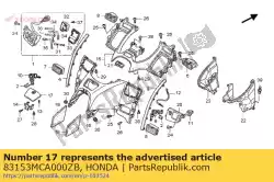 Here you can order the lid,shelt*pb304p* from Honda, with part number 83153MCA000ZB: