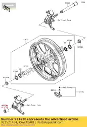 Aqui você pode pedir o colar, porca, 24 mm zx636-b1h em Kawasaki , com o número da peça 921521464: