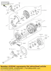 Here you can order the drum-assy,rear brake,sil ej800 from Kawasaki, with part number 410340070458: