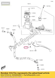 kawasaki 92172Y014 vite, 4x12 kvf300ccf - Il fondo