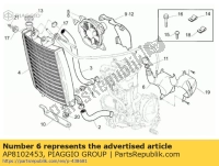 AP8102453, Aprilia, reservoir d expansion, Utilisé