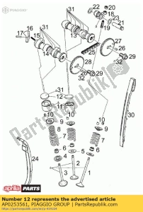 aprilia AP0253561 wk?adka 2.9 - Dół