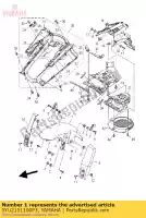 5YU2151100P3, Yamaha, parafango, anteriore yamaha mt 1670 2007 2009, Nuovo