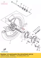 2482513500, Yamaha, Trasmissione ad ingranaggi yamaha ag125 125 , Nuovo