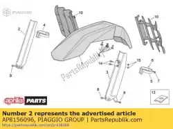Ici, vous pouvez commander le protège-manche droit. Noir auprès de Piaggio Group , avec le numéro de pièce AP8156096: