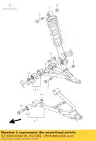 5210003G50019, Suzuki, Assorbitore assy, ??f suzuki lt a500f vinsion 4x4 500 , Nuovo