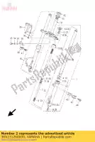 3RV231260000, Yamaha, tube, outer (left) yamaha tt r m 90, New