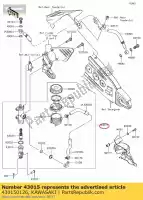 430150126, Kawasaki, cilindro-conjunto-mestre, rr kawasaki zx6r ninja r zx 6r zx600 600 , Novo