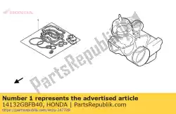 Here you can order the gasket a, reed valve from Honda, with part number 14132GBFB40: