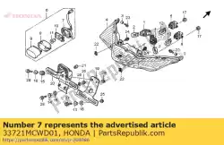 Qui puoi ordinare comp. Base, licenza da Honda , con numero parte 33721MCWD01: