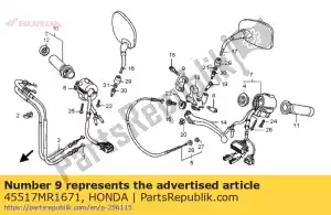 Honda 45517MR1671 holder, master cylinder ( - Bottom side