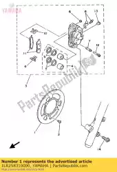 Here you can order the disc, brake (right) from Yamaha, with part number 1LR258310000: