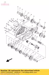 Qui puoi ordinare cuscinetto 1 da Yamaha , con numero parte 1SCE71560000: