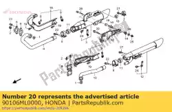 bout, flens, 10x51 van Honda, met onderdeel nummer 90106ML0000, bestel je hier online: