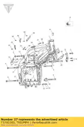 clip harnas van Triumph, met onderdeel nummer T3700300, bestel je hier online: