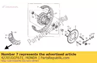 42701GCF671, Honda, rim, rr. roda (rk excel) honda crf xr 70 1997 1998 1999 2000 2005 2006 2007 2008 2009 2010 2011 2012, Novo