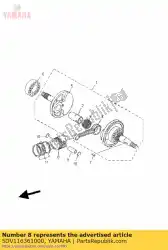 Here you can order the piston (0. 50mm o/s) from Yamaha, with part number 5DV116361000: