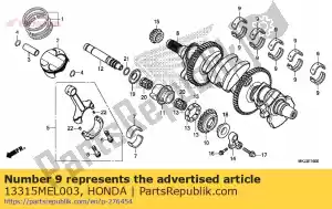 honda 13315MEL003 ?o?ysko c, wa? korbowy (zielony) - Dół