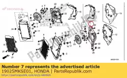 Here you can order the shroud comp l fan from Honda, with part number 19025MKSE01: