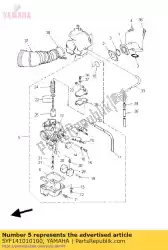 Aqui você pode pedir o carburador assy 1 em Yamaha , com o número da peça 5YF141010100: