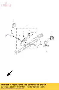 yamaha 1D4H39121000 alavanca 1 - Lado inferior